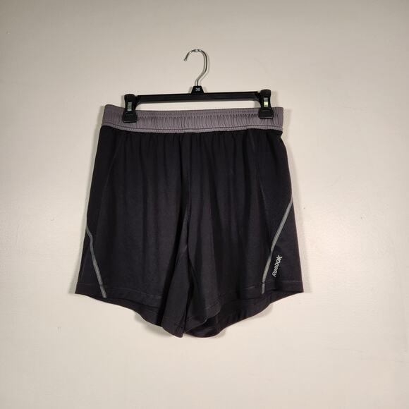Reebok Pants - REEBOK Playdry Shorts Womens M Black Gym Activewear Fitness Workout Athleisure